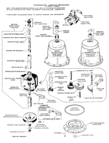 05 - Transmission - Complete Breakdown parts for Ge Washer WWA8324BAL from AppliancePartsPros.com