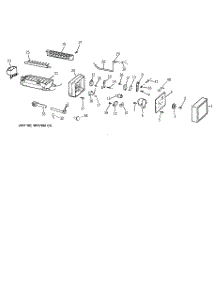 07 - Icemaker Wr30x0303 parts for Ge Refrigerator CTI18GIBGRWW from AppliancePartsPros.com