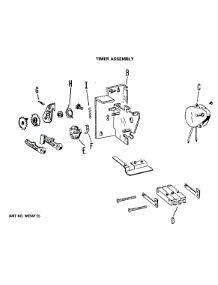 02 - Timer Assembly parts for Ge Dryer CADE165RAL from AppliancePartsPros.com