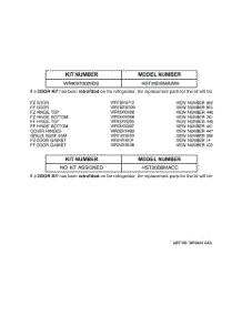 02 - Replacement Parts List parts for Ge Refrigerator HST20DBMAWW from AppliancePartsPros.com
