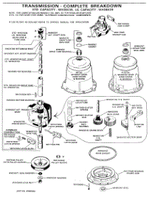 06 - Transmission - Complete Breakdown parts for Ge Washer WWA8072BAL from AppliancePartsPros.com