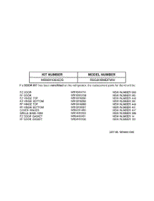 02 - Replacement Parts List parts for Ge Refrigerator RSG20IBMDFWW from AppliancePartsPros.com
