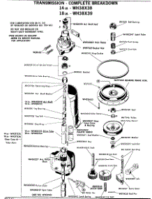 04 - Transmission - Complete Breakdown parts for Ge Washer WWA7304PML from AppliancePartsPros.com