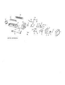 04 - Icemaker Wr30x0318 parts for Ge Refrigerator CTX16CABBLWW from AppliancePartsPros.com