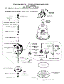 05 - Transmission - Complete Breakdown parts for Ge Washer WWC6630ACL from AppliancePartsPros.com