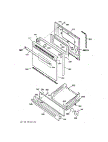 04 - Door & Drawer Parts parts for Ge Range RGB535GEV3AD from AppliancePartsPros.com