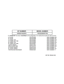 03 - Replacement Parts List parts for Ge Refrigerator RSG25IEMDFWW from AppliancePartsPros.com