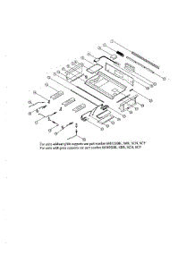 Top Frame Assembly Parts parts for Dacor Range ERD48 from AppliancePartsPros.com