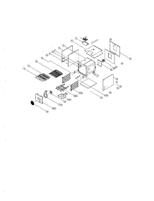 Top Frame Assembly Parts parts for Dacor Range ERD48 from AppliancePartsPros.com