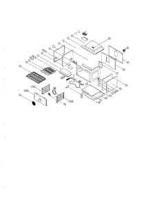 Top Frame Assembly Parts parts for Dacor Range ERD48 from AppliancePartsPros.com