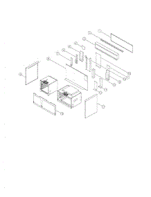 Top Frame Assembly Parts parts for Dacor Range ERD48 from AppliancePartsPros.com