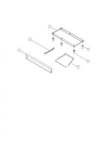 Top Frame Assembly Parts parts for Dacor Range ERD48 from AppliancePartsPros.com