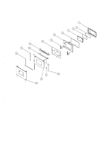 Top Frame Assembly Parts parts for Dacor Range ERD48 from AppliancePartsPros.com