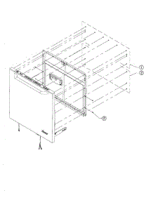 Door Screws parts for Dacor Dishwasher ID30 from AppliancePartsPros.com