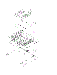 Lower Rack parts for Dacor Dishwasher EDW30 from AppliancePartsPros.com