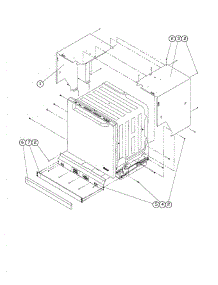 Outer Case parts for Dacor Dishwasher ID30 from AppliancePartsPros.com