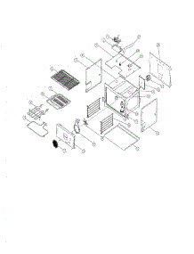 Oven Cell / Case Assembly parts for Dacor Range ERSD30 from AppliancePartsPros.com