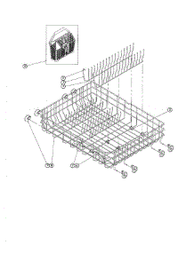 Overall Base Parts parts for Dacor Dishwasher ED30 from AppliancePartsPros.com
