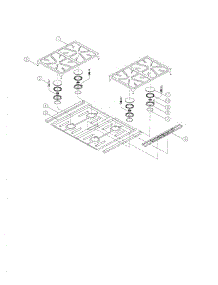 Top Frame Assembly-Phase ... parts for Dacor Range ERSD30 from AppliancePartsPros.com