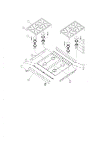 Top Frame Assembly-Phase ... parts for Dacor Range ERSD30 from AppliancePartsPros.com