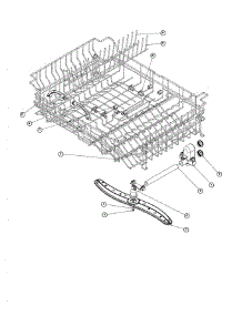 Upper Rack (Rev. C) parts for Dacor Dishwasher ID30 from AppliancePartsPros.com
