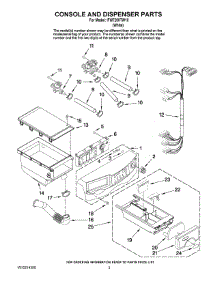 02 - Console And Dispenser Parts parts for Whirlpool Washer IFW7200TW10 from AppliancePartsPros.com