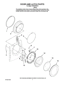 04 - Door And Latch Parts parts for Whirlpool Washer IFW7200TW10 from AppliancePartsPros.com
