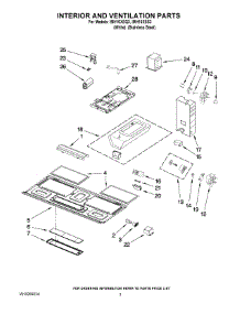 03 - Interior And Ventilation Parts parts for Whirlpool Microwave IMH16XSQ3 from AppliancePartsPros.com
