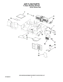 04 - Air Flow Parts parts for Whirlpool Microwave IMH16XSS3 from AppliancePartsPros.com