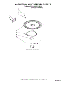 05 - Magnetron And Turntable Parts parts for Whirlpool Microwave IMH16XSS3 from AppliancePartsPros.com