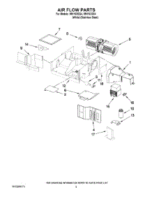 04 - Air Flow Parts parts for Whirlpool Microwave IMH16XSS4 from AppliancePartsPros.com