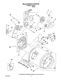 03 - Bulkhead Parts parts for Whirlpool Dryer IV87001 from AppliancePartsPros.com