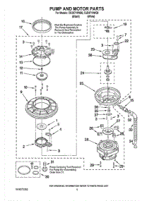 04 - Pump And Motor Parts parts for Whirlpool Dishwasher CUD6710WB0 from AppliancePartsPros.com