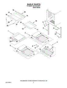 02 - Shelf Parts parts for Kitchenaid Wine Cooler KBCS24LSBS01 from AppliancePartsPros.com