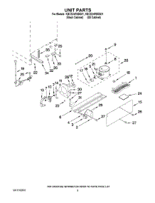 04 - Unit Parts parts for Kitchenaid Wine Cooler KBCS24RSSS01 from AppliancePartsPros.com