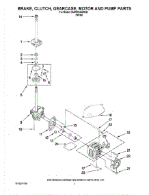 04 - Brake, Clutch, Gearcase, Motor And Pump Parts parts for Whirlpool Washer CAWS16445WQ0 from AppliancePartsPros.com