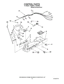 11 - Control Parts parts for Whirlpool Refrigerator ITQ225301 from AppliancePartsPros.com