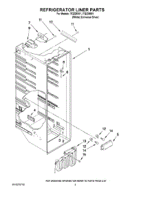 02 - Refrigerator Liner Parts parts for Whirlpool Refrigerator ITQ225801 from AppliancePartsPros.com