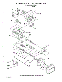 05 - Motor And Ice Container Parts parts for Whirlpool Refrigerator CS25CFXTQ01 from AppliancePartsPros.com