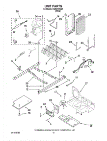 09 - Unit Parts parts for Whirlpool Refrigerator CS25CFXTQ01 from AppliancePartsPros.com