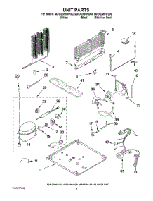 05 - Unit Parts parts for Whirlpool Refrigerator M0RXEMMWW00 from AppliancePartsPros.com