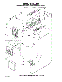 06 - Icemaker Parts parts for Whirlpool Refrigerator M0RXEMMWW00 from AppliancePartsPros.com