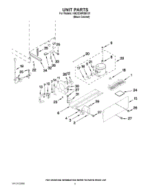 04 - Unit Parts parts for Kitchenaid Wine Cooler KBCO24RSBX01 from AppliancePartsPros.com