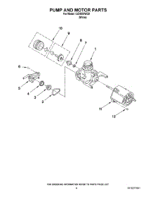 05 - Pump And Motor Parts parts for Whirlpool Dishwasher IUD4000WQ0 from AppliancePartsPros.com