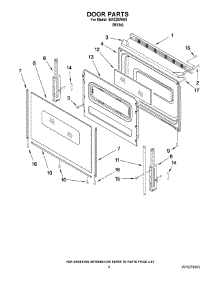 05 - Door Parts parts for Whirlpool Range IER320WW0 from AppliancePartsPros.com