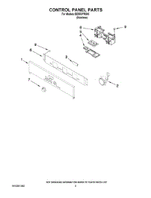 04 - Control Panel Parts parts for Whirlpool Oven IBD550PRS05 from AppliancePartsPros.com