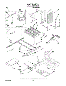 09 - Unit Parts parts for Whirlpool Refrigerator ED5PVEXVS02 from AppliancePartsPros.com