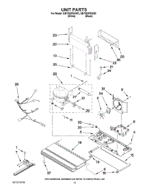 07 - Unit Parts parts for Whirlpool Refrigerator GB1924PEKW3 from AppliancePartsPros.com