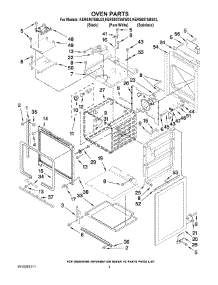 02 - Oven Parts parts for Kitchenaid Range KERS807SBS03 from AppliancePartsPros.com