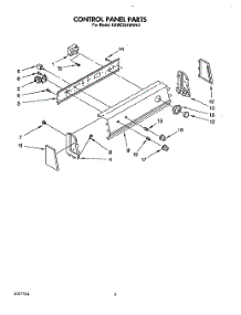 04 - Control Panel parts for Kitchenaid Washer KAWE564WAL3 from AppliancePartsPros.com